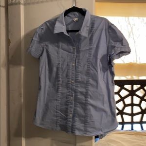 Old navy tuxedo front button up shirt XL
